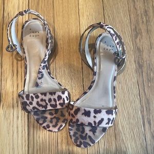 Cheetah sandals